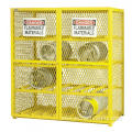 16 Gas cylinder storage cage